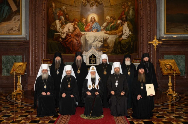 В Неделю 29-ю по Пятидесятнице Патриарший Экзарх всея Беларуси сослужил Святейшему Патриарху Кириллу за Литургией в Храме Христа Спасителя