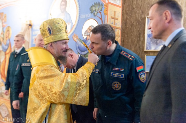 Патриарший Экзарх возглавил престольный праздник домового храма Университета гражданской защиты Министерства по чрезвычайным ситуациям в городе Минске