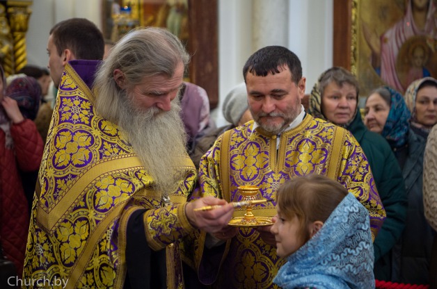 В канун Недели 2-ой Великого поста Патриарший Экзарх всея Беларуси совершил всенощное бдение в Свято-Духовом кафедральном соборе города Минска